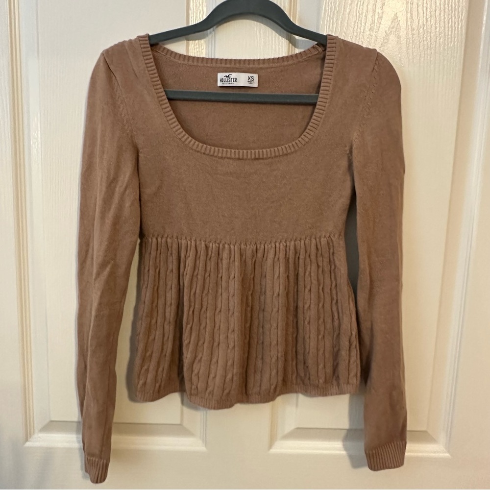 Hollister Babydoll Sweater Top